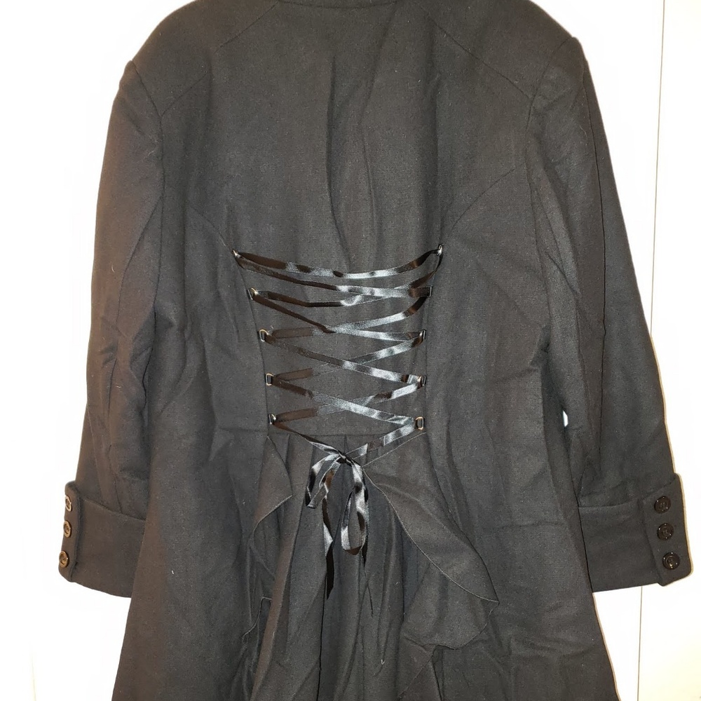 💝LAST ONE💖 Double Breasted Corset Lace Coat PLUS - Picture 9 of 9